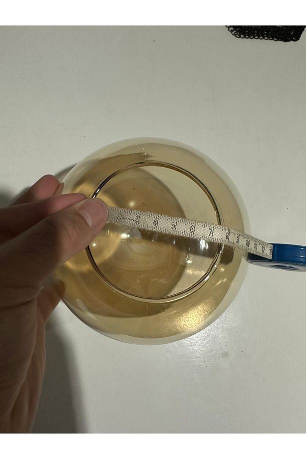 15 cm Bal Glop Fanus Avize Camı, şık ve parlak dekoratif cam parçası - 1