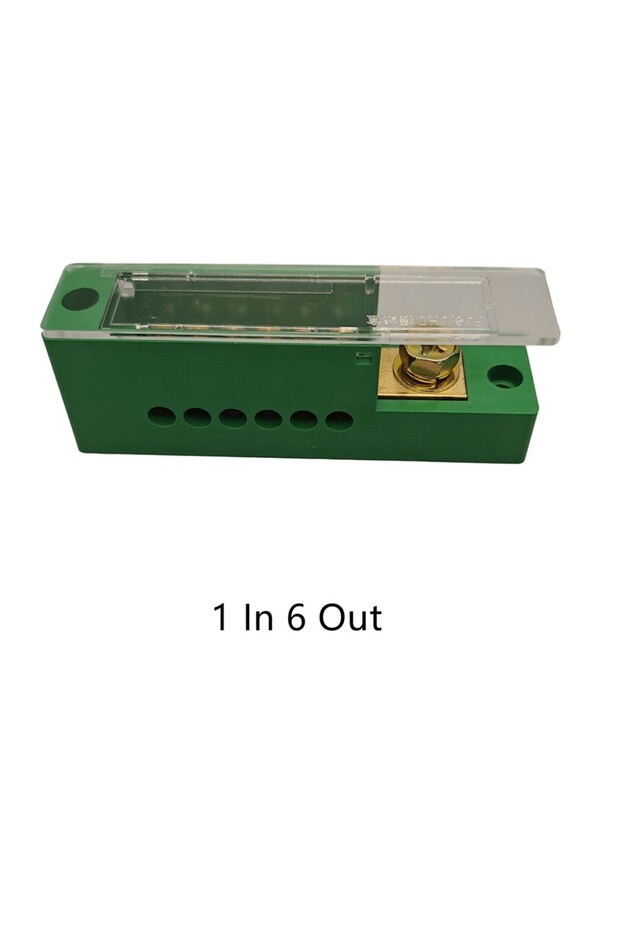 1 in 6 Out Single-Pole Splitter Connector Box 1-In-6/8/9/12-Out Flame-Retardant Metering Box Termina