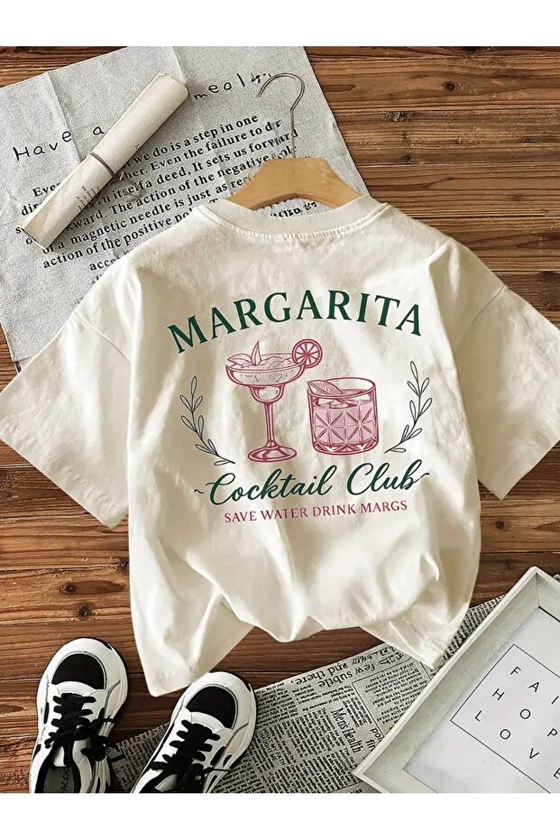 Cocktail Club Design Unisex Oversize T-Shirt