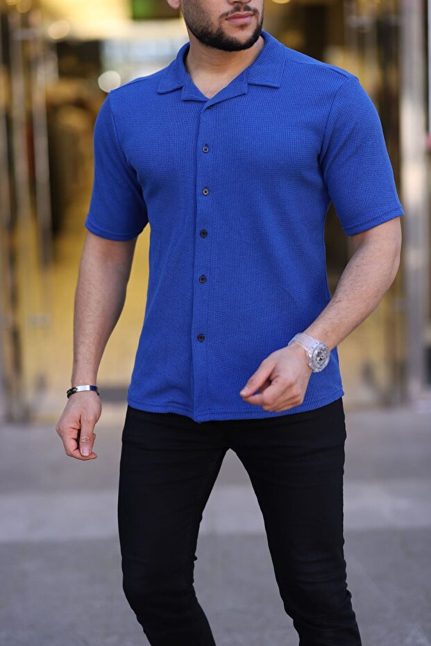 WAFFLE %100 ÖRME GÖMLEK - 1