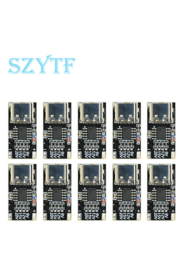 SZYTF 10 قطع 1-20 قطعة لوحة تضليل من النوع C PD/QC/AFC وحدة تعزيز USB PPS/QC4 FCP AFC Type-C Trigger Pol