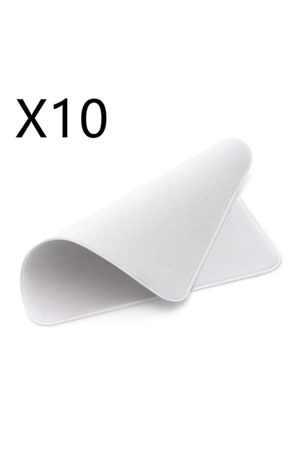 10PCS 1/5/10PCS Double Suede Polishing Cloth Screen Cleaner Wiper for MacBook Screen iPad iPhone App