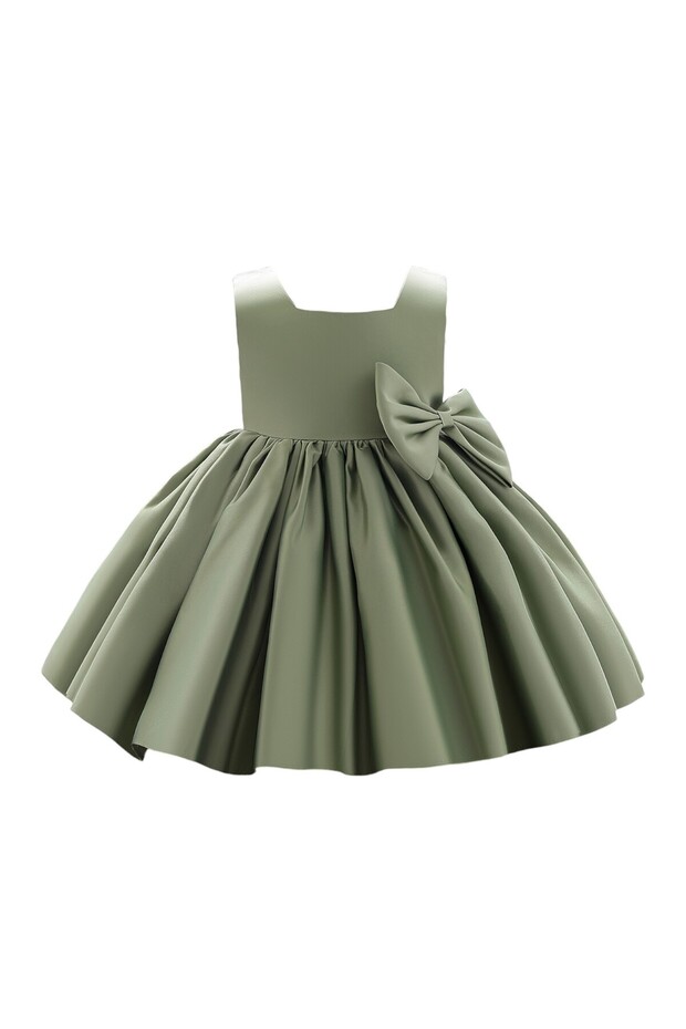 D' Daniela - Bow Embellished Kiana Dress - Olive