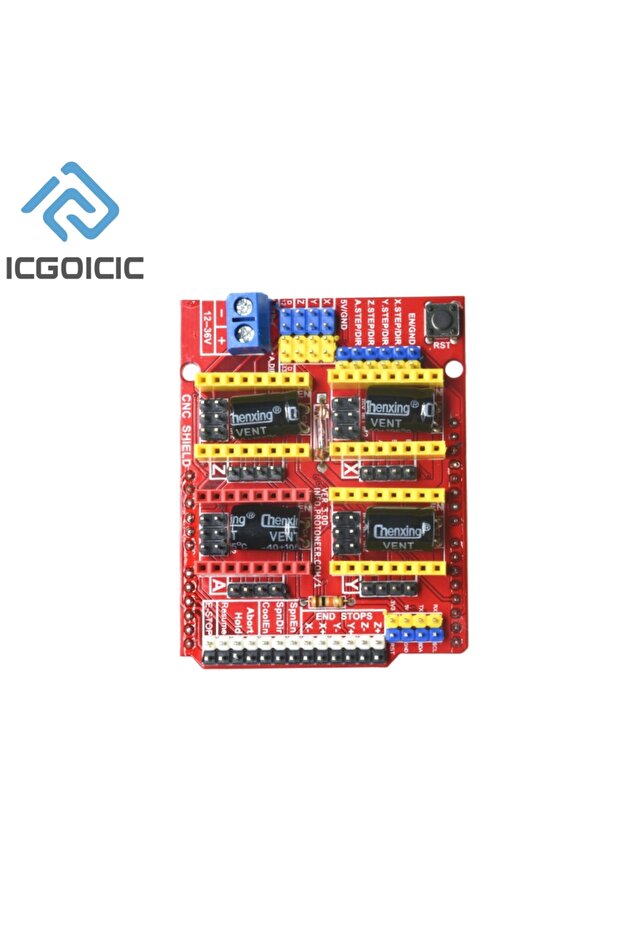 ماكينة نقش CNC Shield V3 من ICGOICIC / طابعة ثلاثية الأبعاد / + 4 قطع A4988 / 4 قطع DRV8825 St