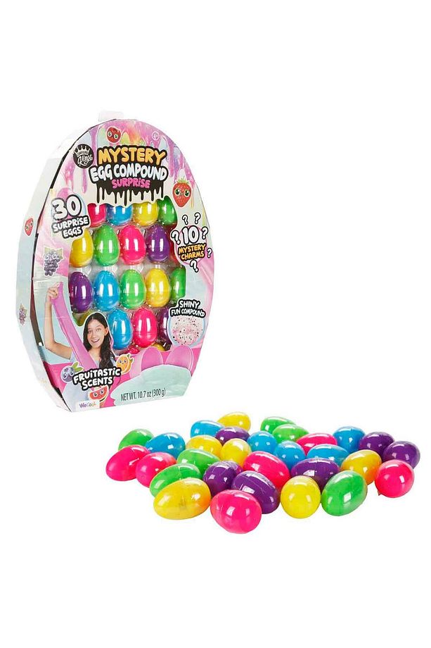 Compound Kings Mystery Egg Compound Sürpriz Yumurta - 20 Meyve Kokulu Slime, 10 Charm - 5