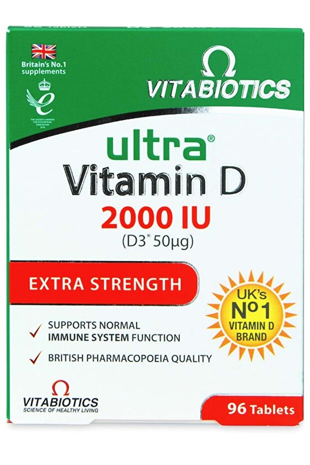 VITABIOTICS ULTRA D 2000IU TABLET 96S