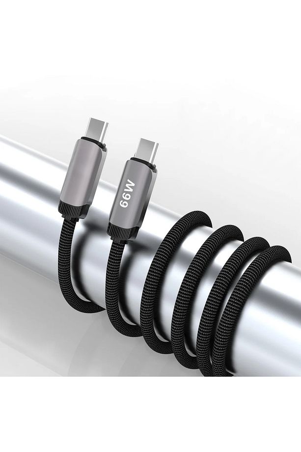Yeni Nesil Orjinal 66W Turbo Hızlı Şarj, Type-C to Type-C Kablo 1 Metre - 1