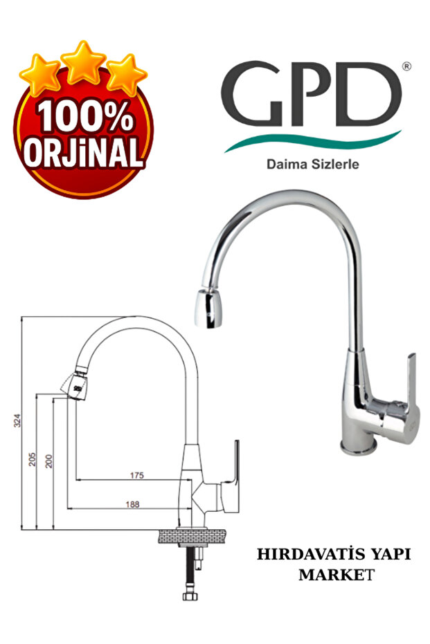 Solus MTE55 Tek Gövde Eviye Bataryası - 3