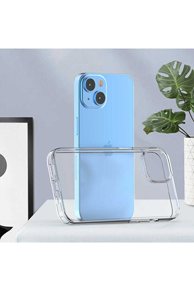 حافظة TKNC Coss متوافقة مع هاتف iPhone 14 Plus - عديمة اللون - 2