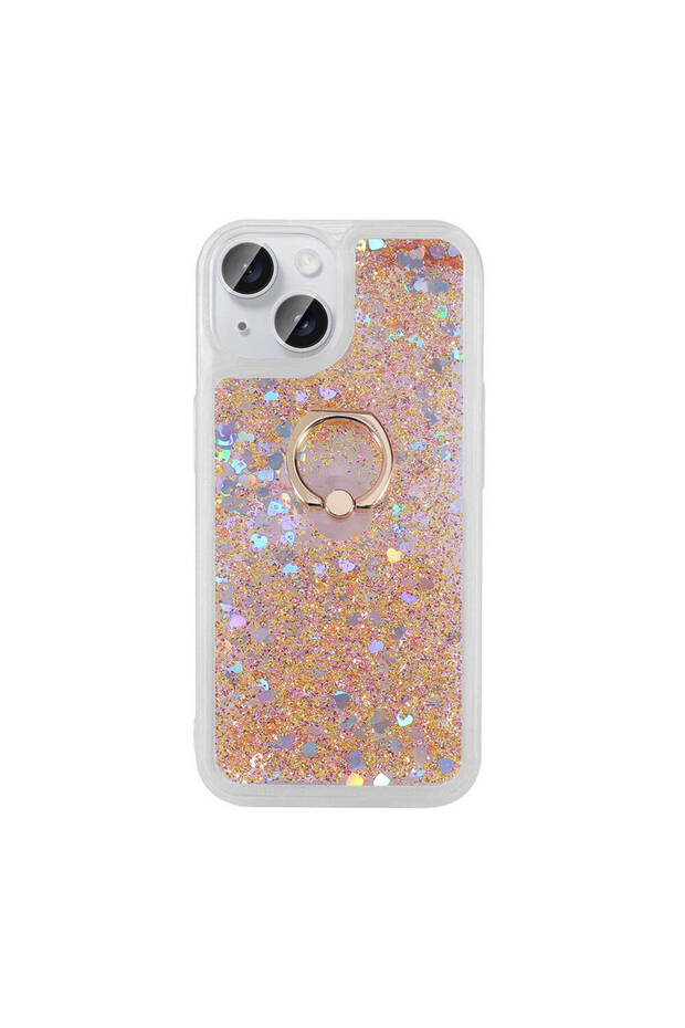 حافظة TKNC Milce المتوافقة مع هاتف iPhone 15 - فضي - 3