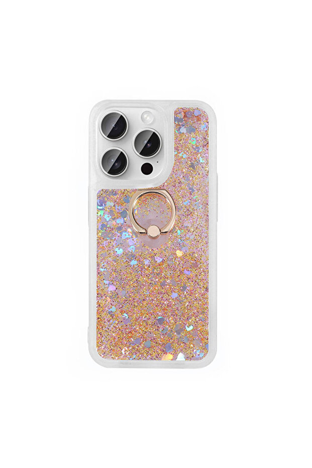 حافظة TKNC Milce متوافقة مع هاتف iPhone 15 Pro - فضي - 3