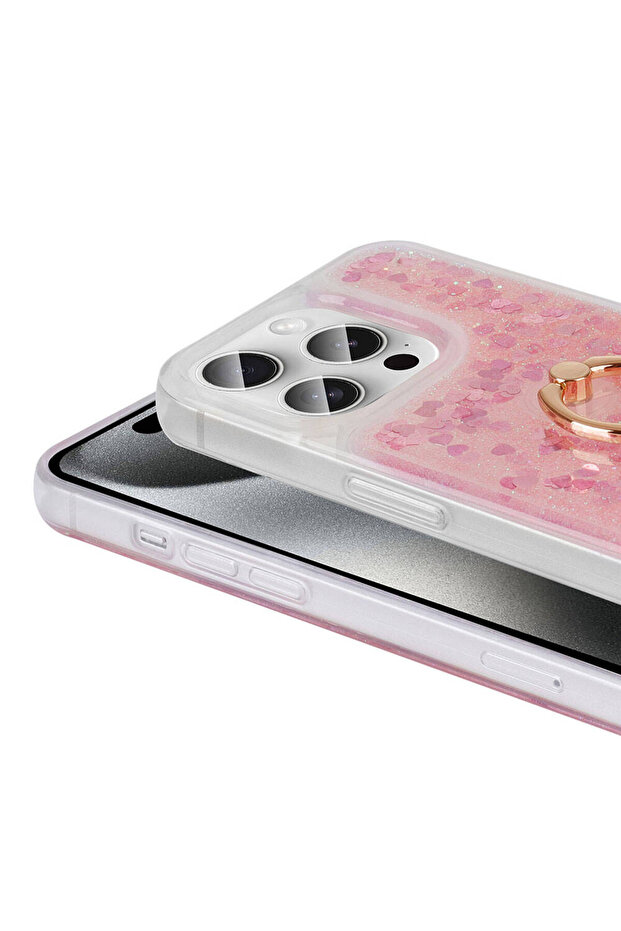 حافظة TKNC Milce متوافقة مع هاتف iPhone 15 Pro Max - فضي - 6