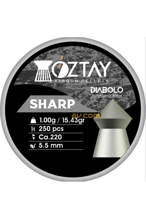 Öztay Sharp 15.43gr 5.5mm Pellet 250 Adet - 1