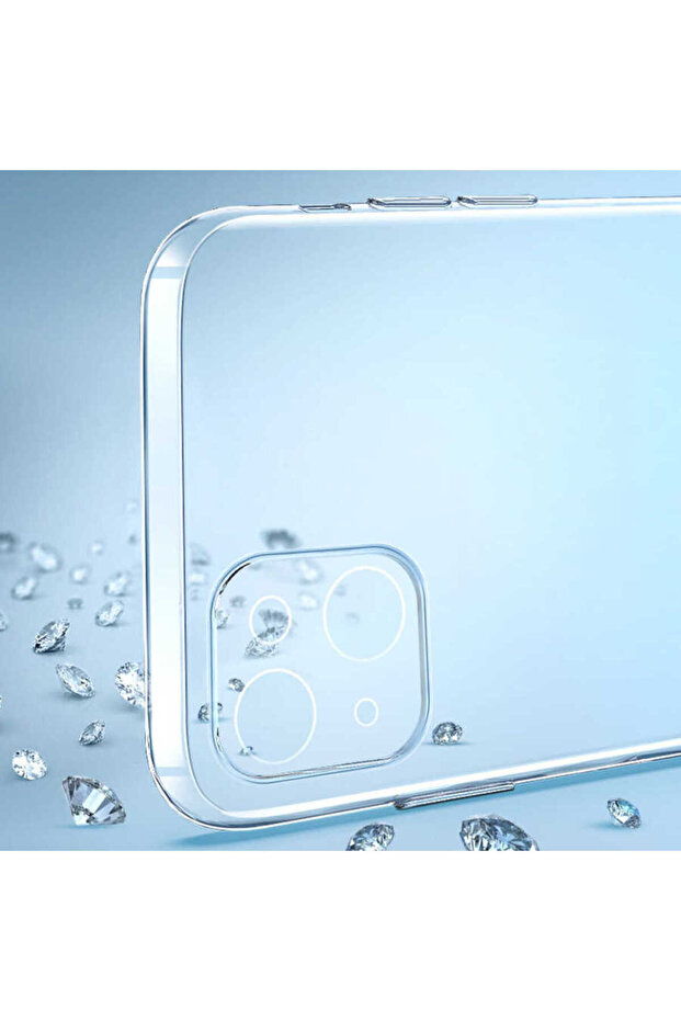 حافظة TKNC متوافقة مع هاتف iPhone 13 Mini - عديمة اللون - 3