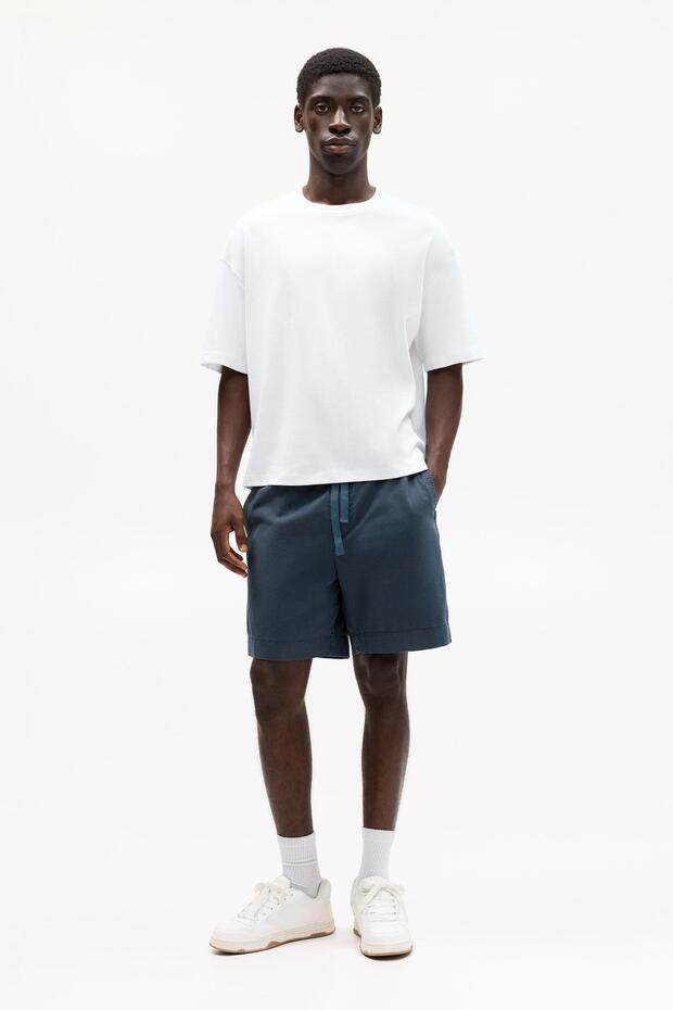 Ketenli Bermuda jogger - 1