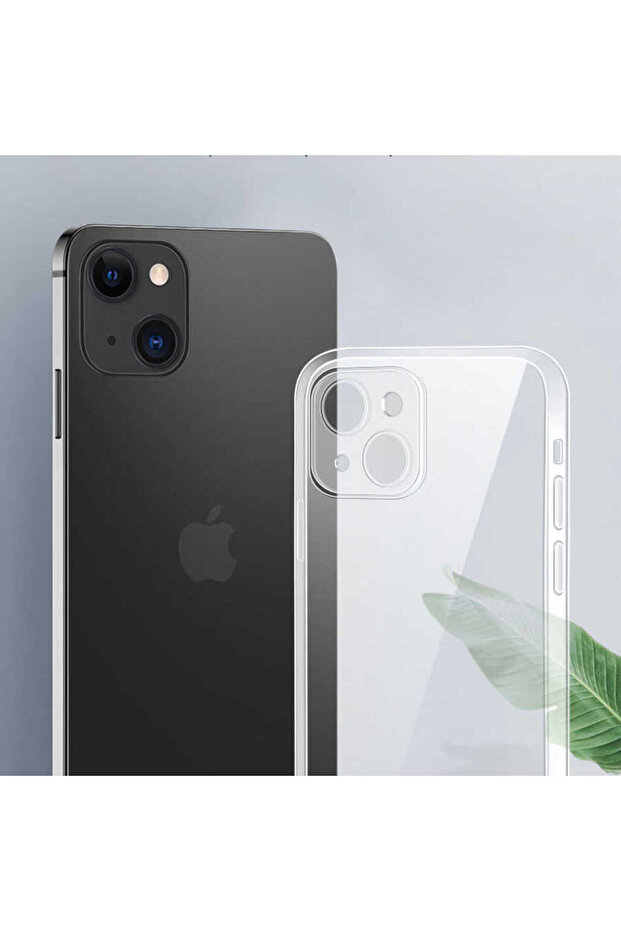 حافظة TKNC متوافقة مع هاتف iPhone 13 Mini - عديمة اللون - 2