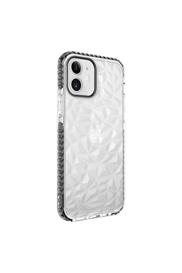 حافظة TKNC Buzz متوافقة مع هاتف iPhone 12 - أسود - 1