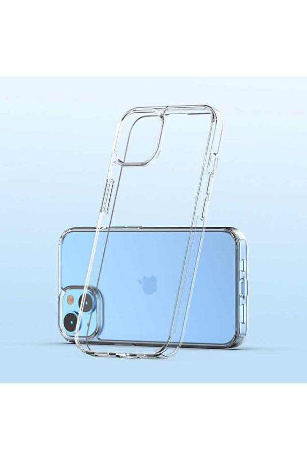 حافظة TKNC Coss متوافقة مع هاتف iPhone 14 Plus - عديمة اللون - 6