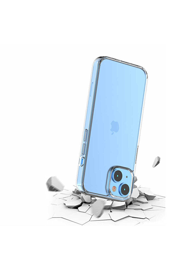 حافظة TKNC Coss متوافقة مع هاتف iPhone 14 Plus - عديمة اللون - 3