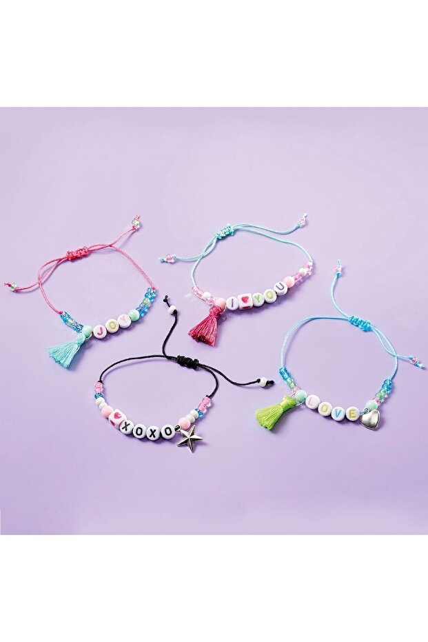 Set de brățări cu litere DIY - 3