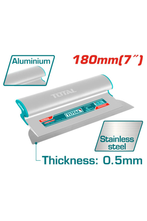 سكين معجون عريضة 7"(180MM) توتال Thscl00701