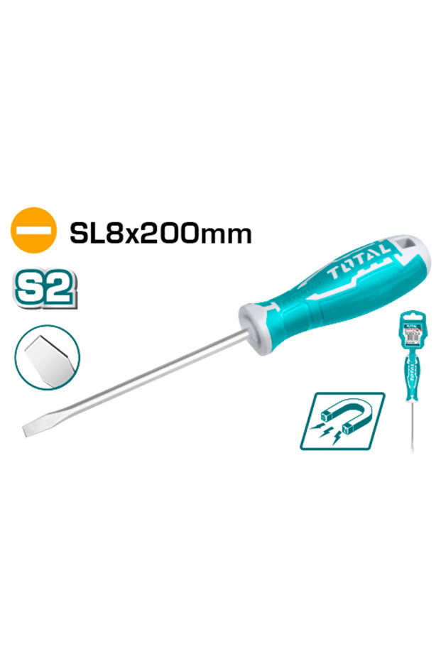 مفك براغي مشقوق THT268200 - 1