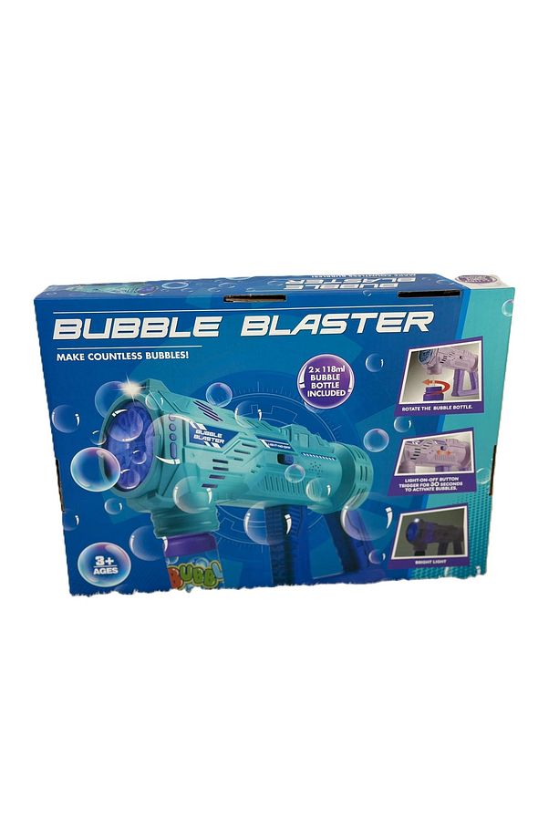 Bubble Blaster 2x118 ml Sabun Hediyeli Işıklı Köpük Tabancası Lila - 4