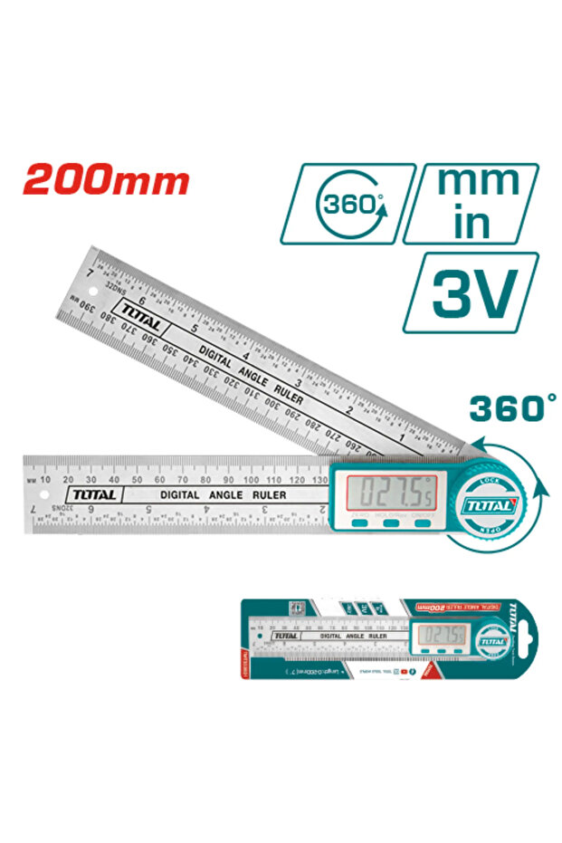 زاوية علام ديجيتال 200mm توتال Tmt333601 - 1