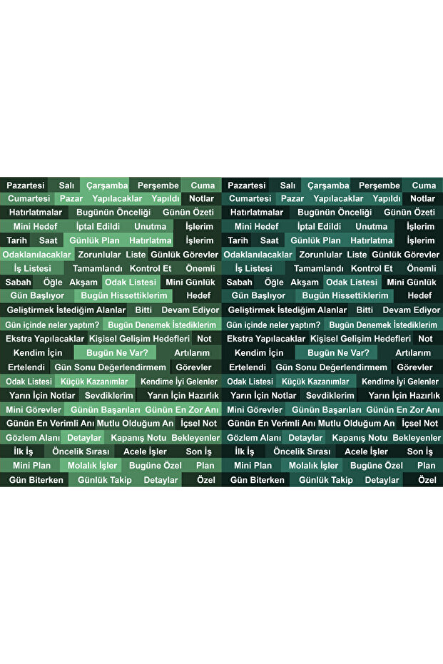 Set of Stickers for Agenda (21X30 cm 1 Set)