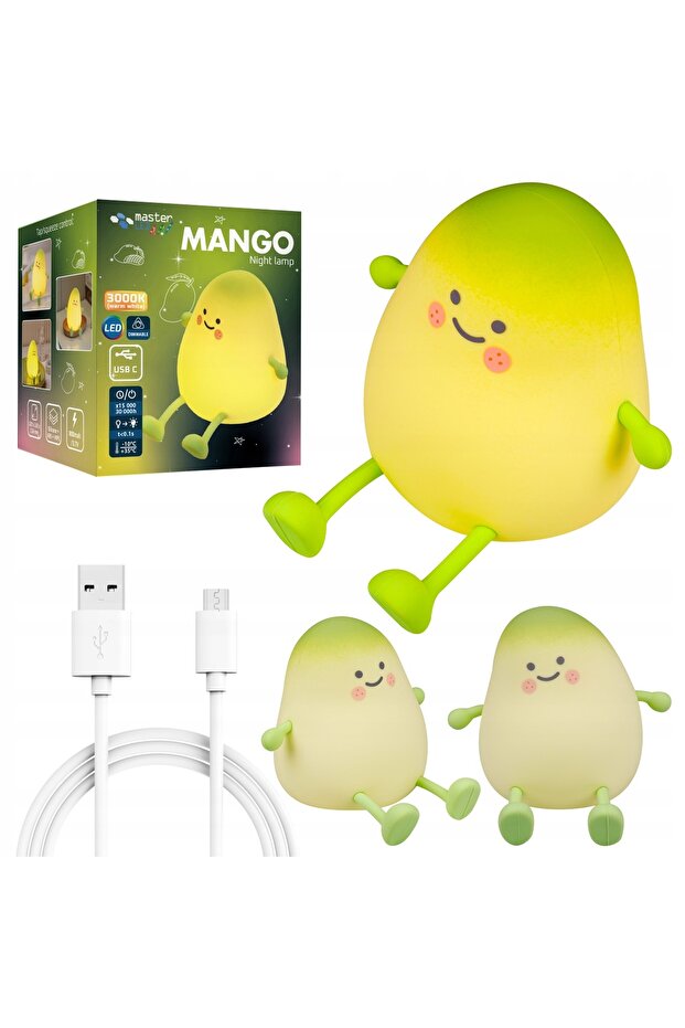 LED night light, mango shape, warm light, Masterled - 9