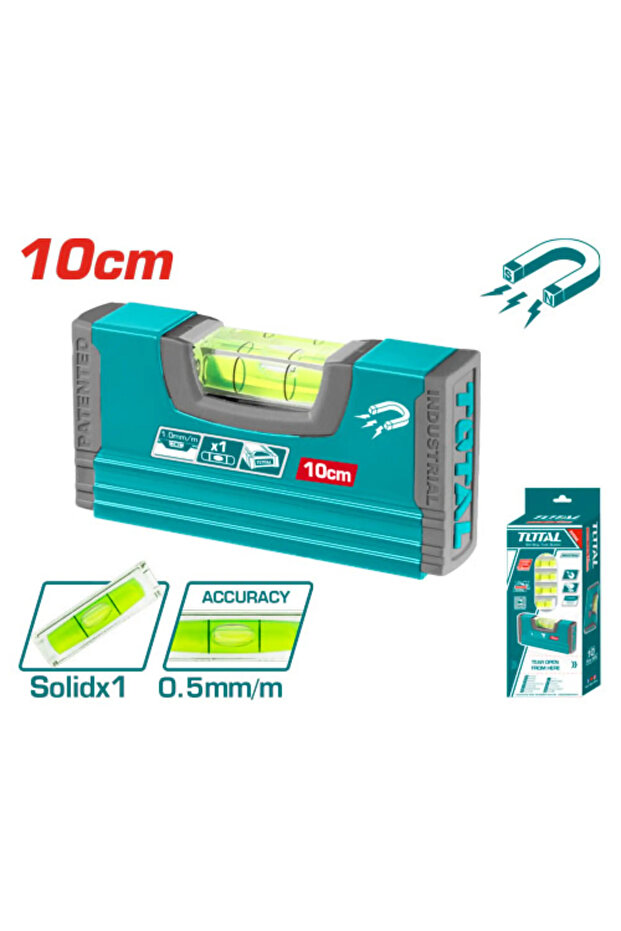 ميزان ماء ممغنط 10cm توتال Tmt20105m