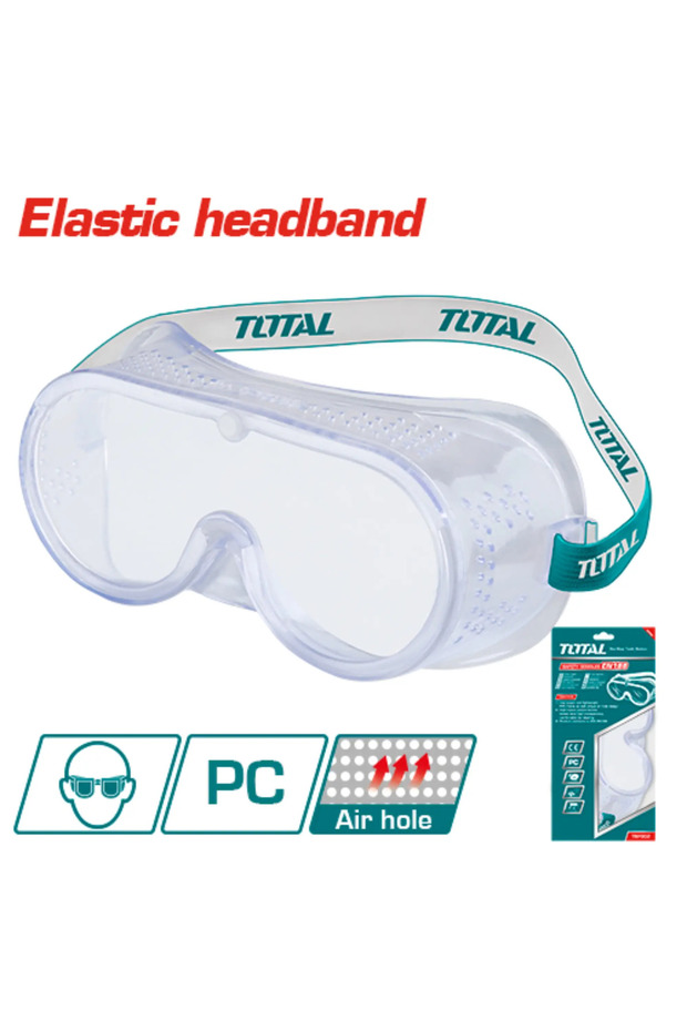 نظارة حماية شفاف ربر توتال Tsp302