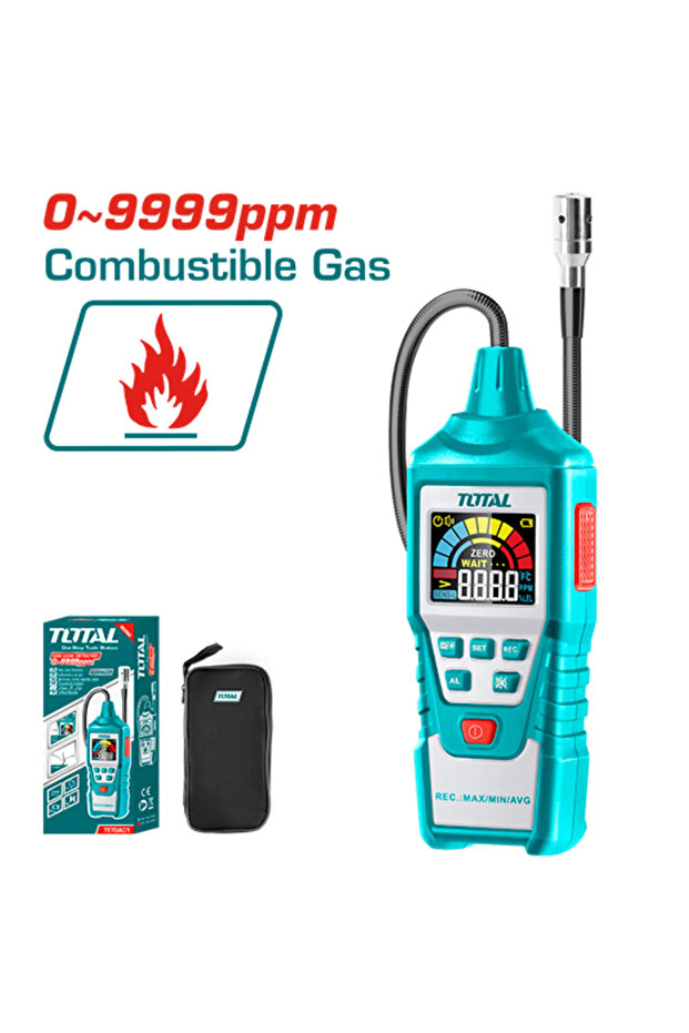 جهاز مقياس الغاز O~9999ppm توتال Tetga01