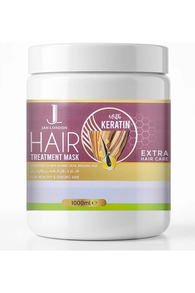 Keratin Hair Mask 1000ml | Deep Conditioning for Dry, Damaged Hair with Repairing Amino Acids