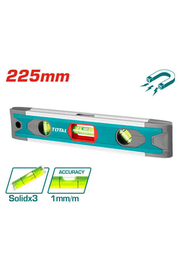 ميزان ماء ممغنط 22.5cm توتال Tmt2235