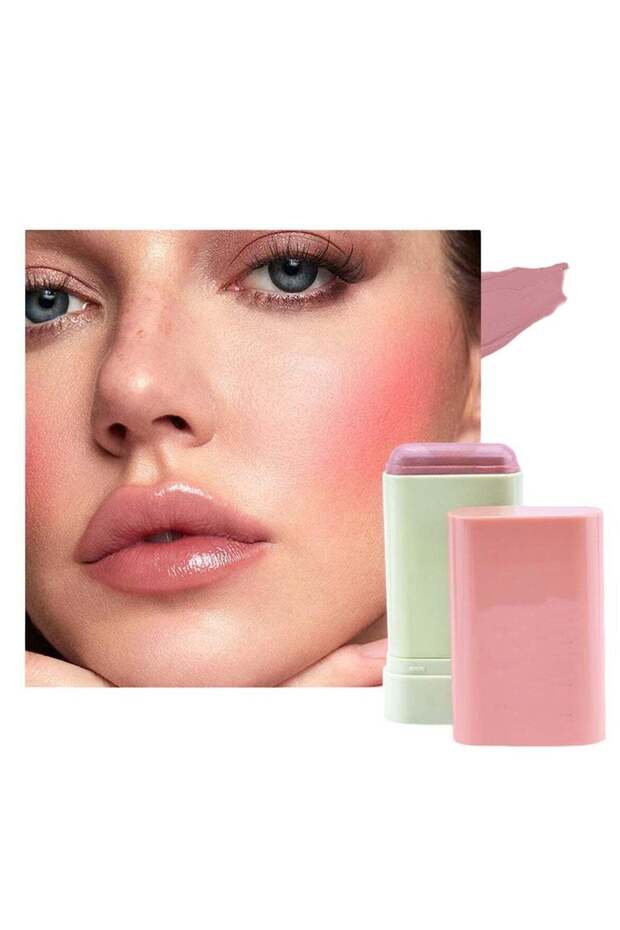 Moisturizing Pink Blush Stick Natural Creamy Cheek Tint