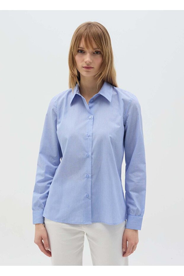 قميص بنمط مخطط - 2