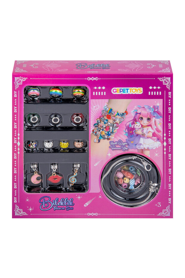 Charm Jewelry Set Girl's Charms Toy Bracelet