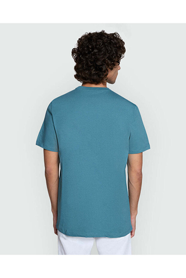 Men'S Basic Tee In Hydro Green - 2