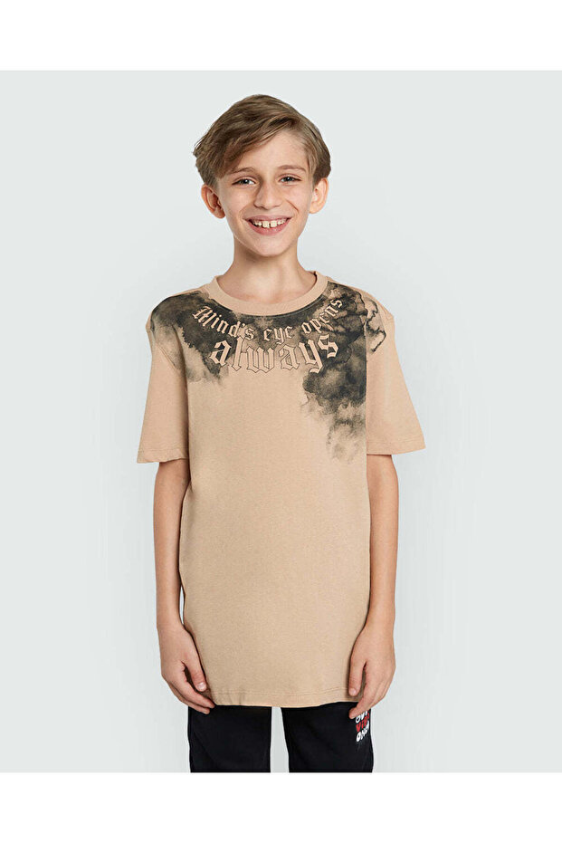 Modern Fit Tee In Travertine For Boys
