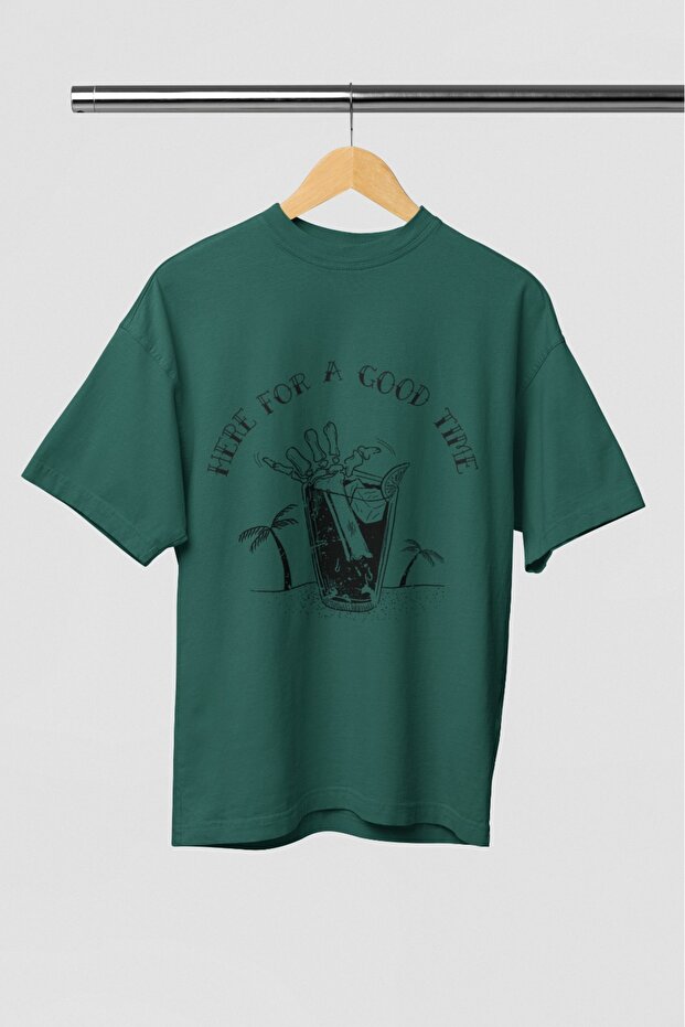 Transfer Printed Round Neck Short Sleeve T-Shirt for Men/Women Fun
