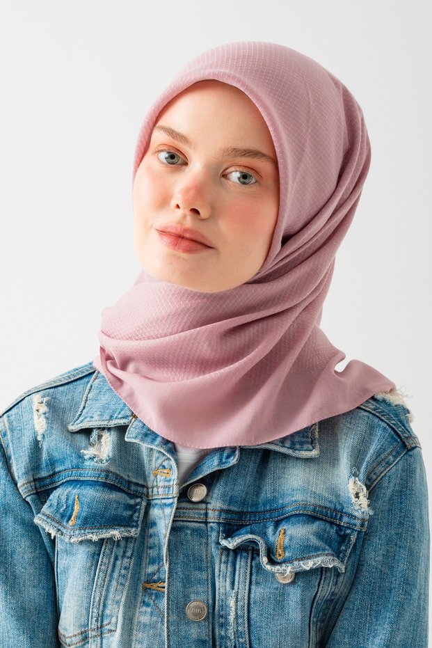 Soft Cotton Jacquard Scarf – Natural Textured, Lightweight and Breathable Fabric- Bamboo Cashew Scarf Soft Textured