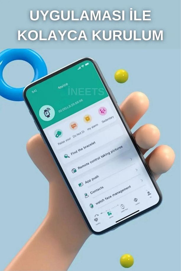M7 Akıllı Bileklik Renkli İOS & Android Uyumlu Kalp Atış Uyku Takibi Bluetooth Bildirim 2025 - 5