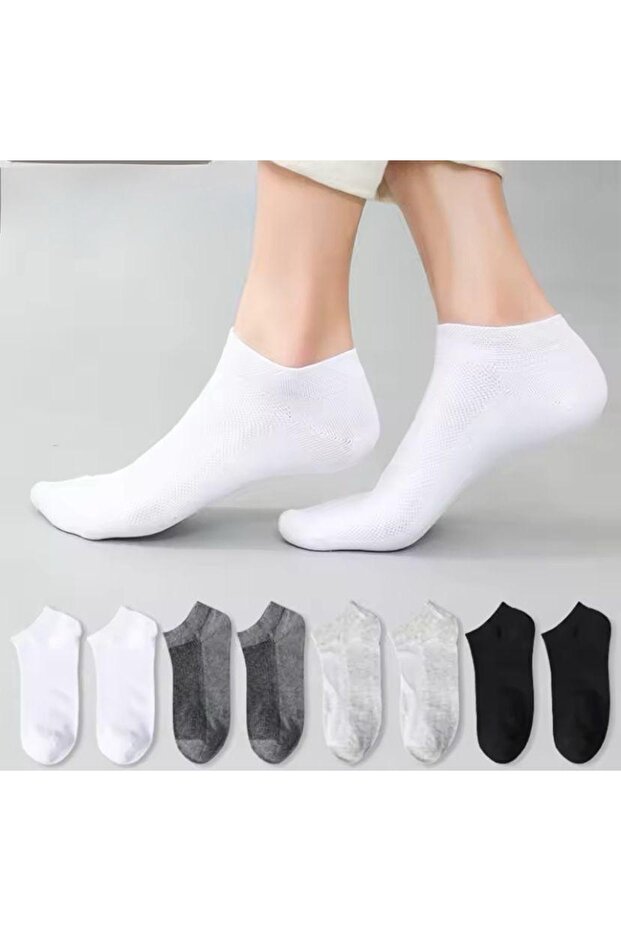 Unisex 8'Çift Cotton Socks Set