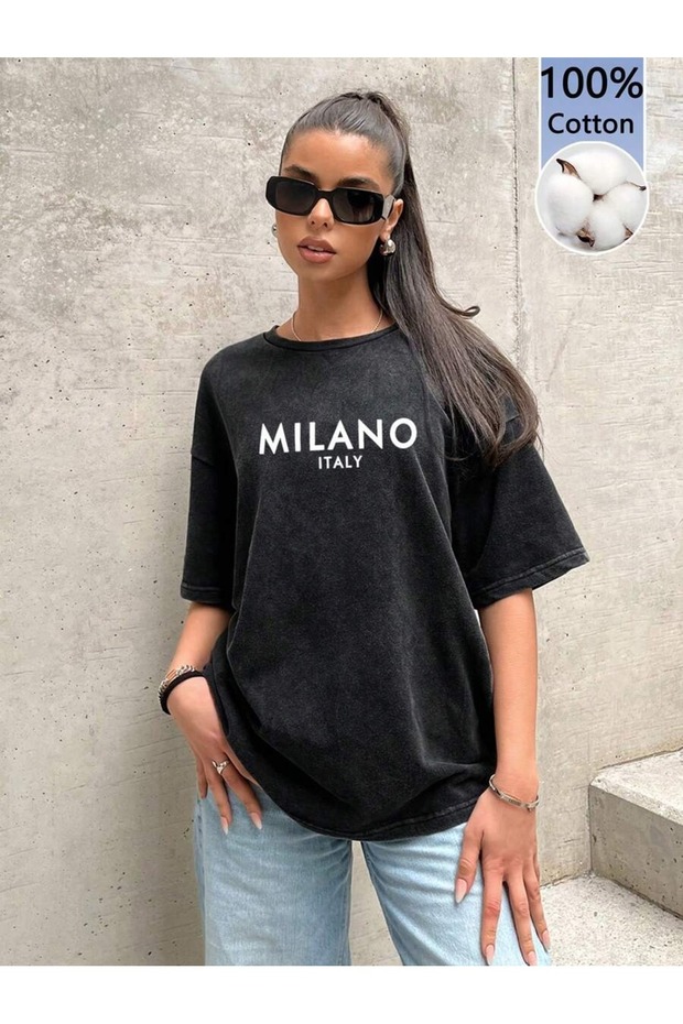 Women's Round Neck and Drop Sleeves