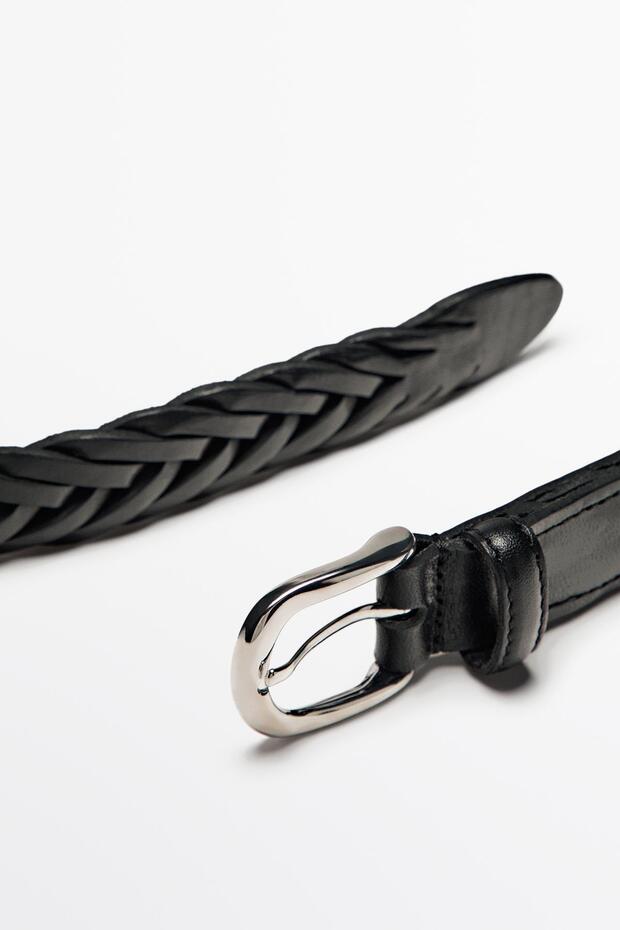 Örgü deri kemer - 4