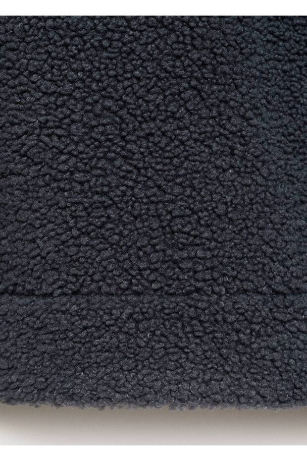 Kürklü fermuarlı sweatshirt - 8