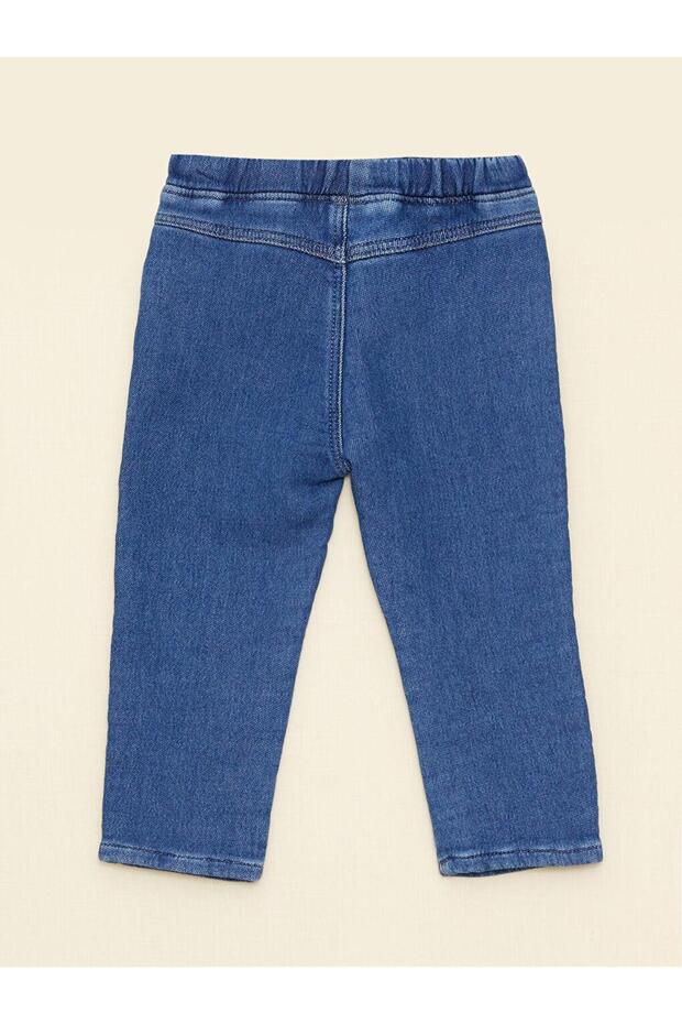 Beli Lastikli Erkek Bebek Jean Pantolon (W2) - 4