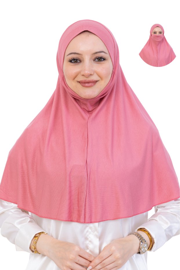 Ready-Made Headscarf Practical Islamic Clothing Combed Cotton Veil Turban Soft Scarf for Prayer