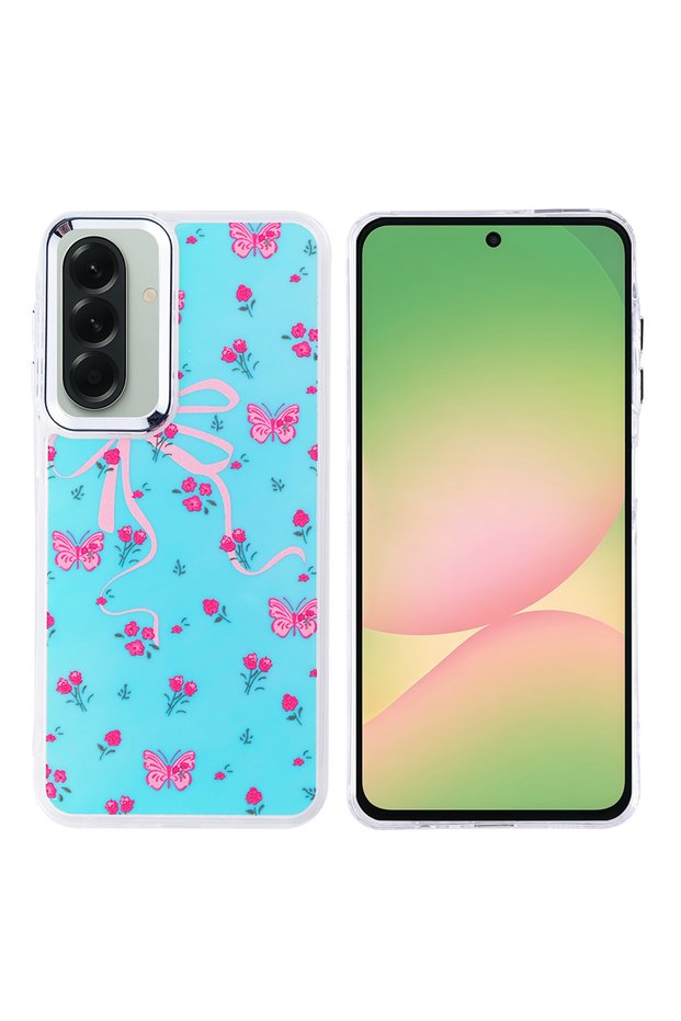 Galaxy A56 Case Tkng Hadra Cover with Airbag Design - Butterfly